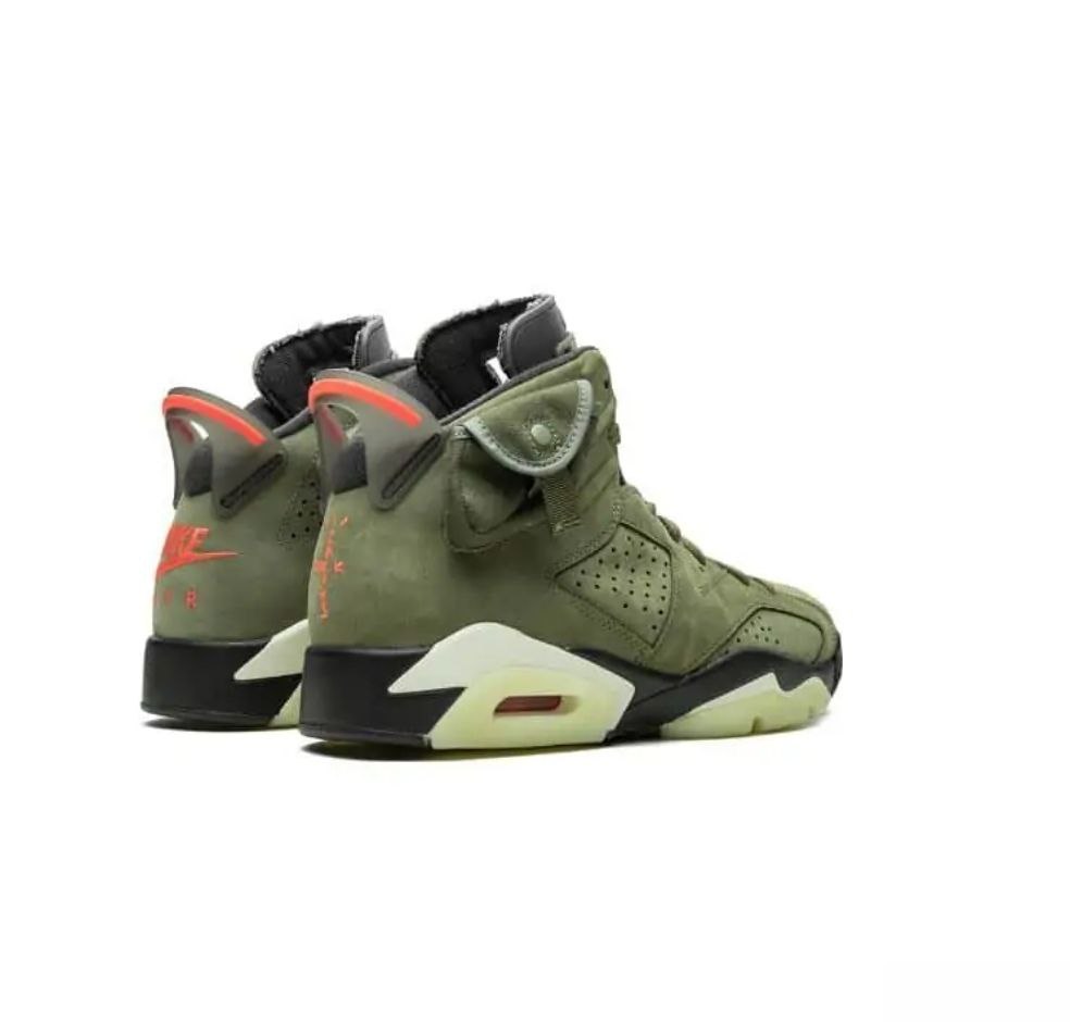 Air Jordan 6 Retro SP X Travis Scott - Medium Olive