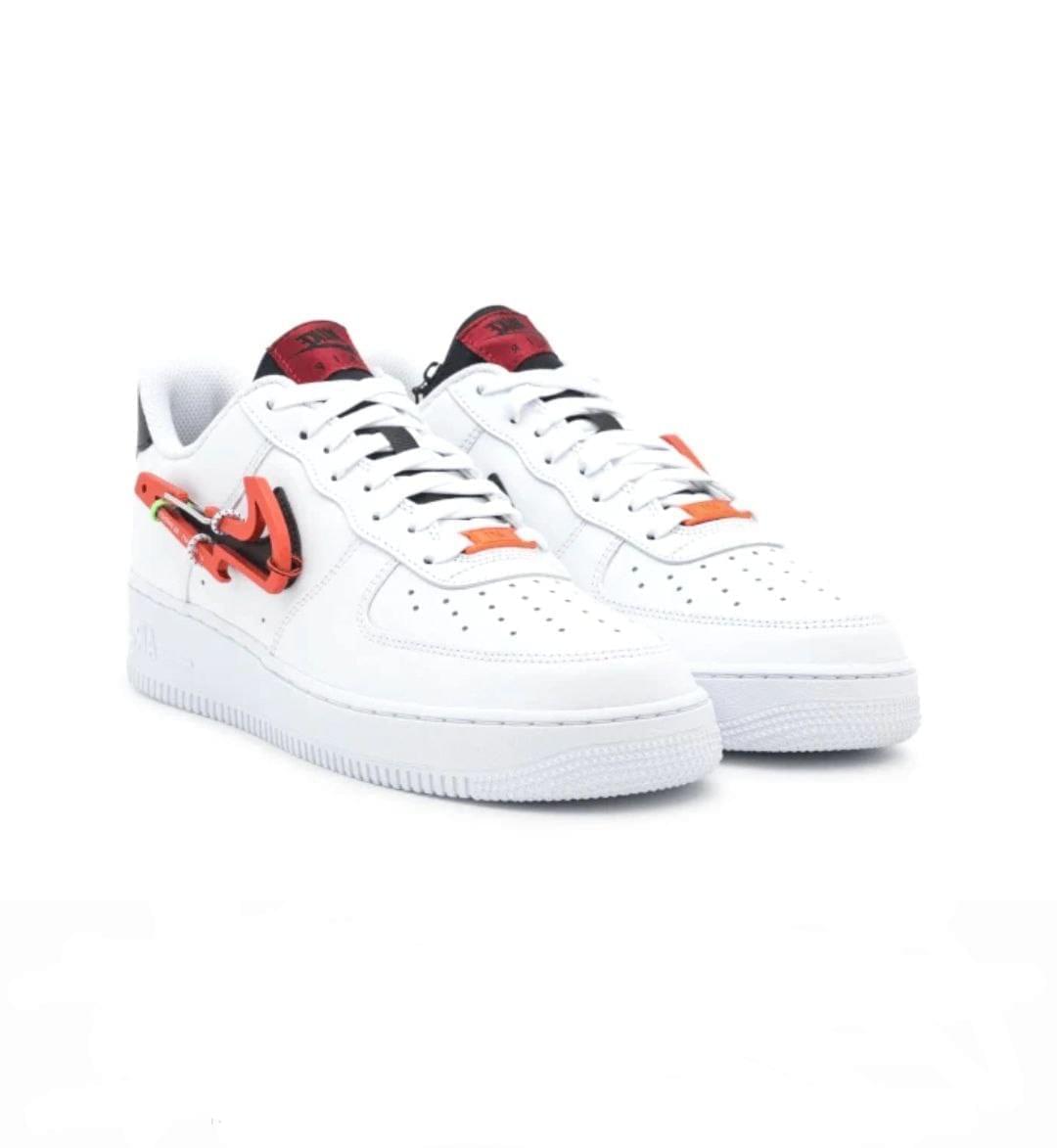 Air Force 1 Low Carabiner Swoosh 'Red/White"